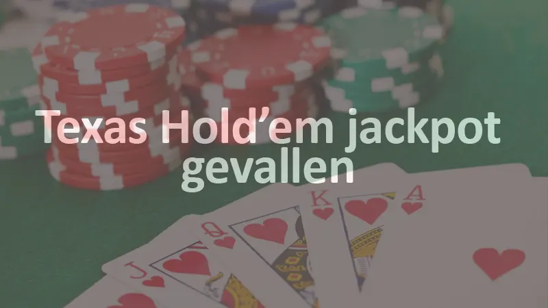 Stel wint Poker jackpot bij Holland Casino